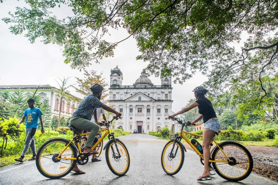Goa: Old Goa and Divar Island E-Bike Tour with Snacks - Meeting locals and hearing stories you can’t Google