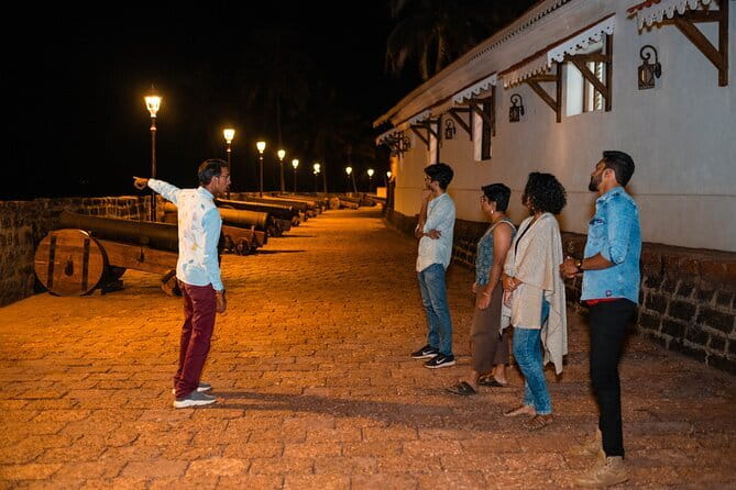 Private Fort Aguada Port and Jail Complex Night Walk - Portuguese-style chapel, freshwater spring, and kitchens you can actually reach